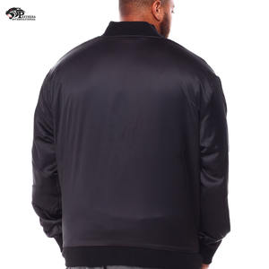 แจ็คเก็ตบอมเบอร์วินเทจ OEM สำหรับวิทยาลัย พร้อมปักชื่อและหมายเลขตามสั่ง คอตั้ง ผลิตจากโพลีเอสเตอร์ 100% สำหรับฤดูหนาว - Product Image 6