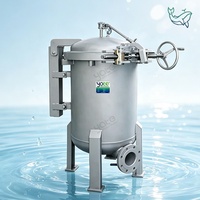 Équipement de traitement de l'eau à haute précision avec filtre à sac à serrage rapide pour piscines et filtration d'eau recyclée