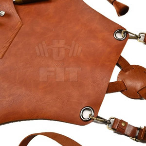 หนังทําผ้ากันเปื้อนทํางานเชื่อมทนความร้อนและเปลวไฟผ้ากันเปื้อนหนังเชื่อมเพื่อความปลอดภัยสําหรับงานหนัก - Product Image 3