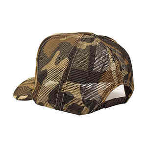 Casquette de camionneur unisexe personnalisée, réglable, respirante, en coton, style 5 panneaux, sportive, pour l'extérieur, quatre saisons, à fermeture à pression - Product Image 3
