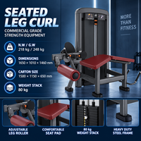 Équipement de musculation BN Commercial Strength pour club de fitness, studio de fitness boutique, centre d'entraînement sportif, machine à flexions des jambes allongées