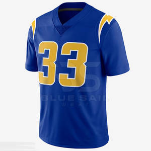 Camiseta de fútbol americano con logotipo personalizado al por mayor, Camiseta deportiva para hombre, camiseta de práctica de fútbol para jugadores - Product Image 1