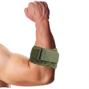 Support de Coude de Tennis Professionnel Ajustable et Compressif en Néoprène Antidérapant pour Protection Sportive - INFLOW SPORTS - Product Image 1