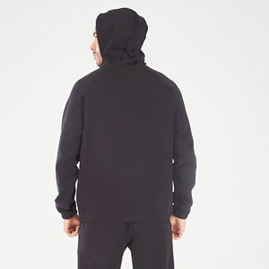 OEM alta calidad personalizado de gran tamaño básico sudaderas con capucha de los hombres logotipo personalizado impreso 100% algodón pulóver hombres Sudadera con capucha en blanco - Product Image 2