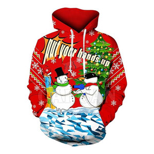 Sweats à capuche en molleton pour hommes imprimés en 3D surdimensionnés Pull long de haute qualité pour l'hiver - Product Image 1