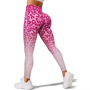 Leggings de sport et de course à pied pour femmes, vente en gros personnalisée, leggings de sublimation sans couture, taille haute, leggings de fitness - Product Image 1