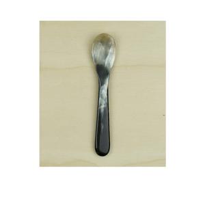 Nouveau Look cuillère à soupe en corne avec manche en os au meilleur prix avec utilisation manuelle pour corne naturelle couleur avec vente - Product Image 2