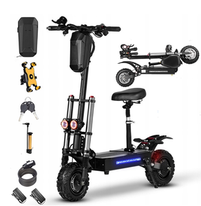 Meilleure Offre pour Trottinette Tout-Terrain pour Adultes en Stock UE - 69 MPH, Autonomie de 174 km, Puissance de Pointe de 4000 W, Pneus de 11 Pouces - Product Image 1