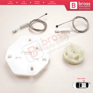Kit de réparation de lève-vitre arrière droit BWR5106 pour Clio MK2 BB CB Thalia MK1 LB Symbol MK1 7700434304 - Product Image 4