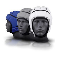 Casques de protection rembourrés légers en EVA rouge pour hommes et femmes, respirants, réglables, pour l'entraînement sportif 7v7
