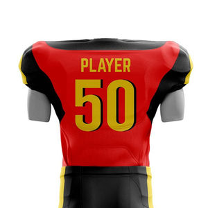 2025 uniforme de fútbol americano personalizado de alta calidad Jersey de secado rápido con conjunto de pantalón para hombres para uso deportivo servicio OEM - Product Image 6