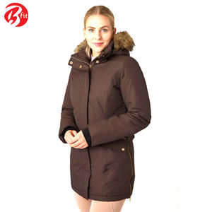 Vêtements d'extérieur pour femmes Veste d'hiver chaude à fermeture éclair Dernier style Bonne qualité Nouveau design Veste parka d'hiver pour femmes - Product Image 2