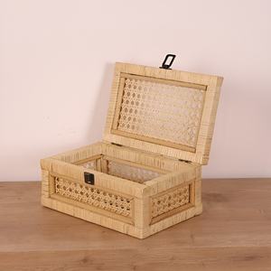 Nouvelle conception de boîte de rangement en rotin naturel écologique, boîtes à collations décoratives tissées à la main en provenance du Vietnam - Product Image 5