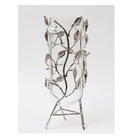 Vase à fleurs de table personnalisable, style design Coastal Gold, fait main, en aluminium, fer, métal, pour la maison, l'hôtel, le mariage, le salon