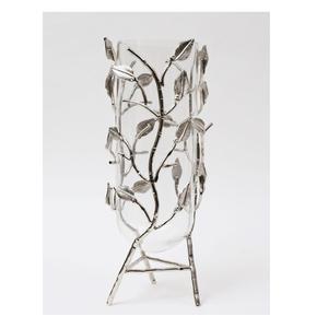 แจกันดอกไม้โลหะทำด้วยมือสไตล์การออกแบบชายฝั่งทำด้วยมือแจกันตกแต่งโต๊ะอะลูมิเนียมสำหรับบ้านห้องนั่งเล่นงานแต่งงาน - Product Image 3