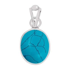 Colgante de Turquesa Natural Certificada Firoza, Compre Componentes y Accesorios para Joyería - Product Image 1