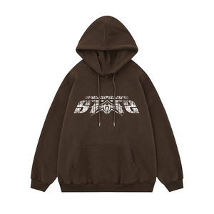 Sudadera con Capucha Extra Grande de Lujo para Hombre, de Algodón Grueso, con Bordado y Estampado, con Bolsillos, Tejido de Forro Polar Transpirable de Secado Rápido - Product Image 2