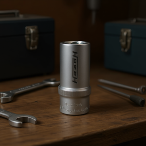 Hazet 3/8'' Long Metric Square 6-Point <b>Socket</b> with Traction Profile - Product Image 3