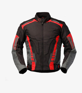 Veste de moto de course Cordura conçue sur mesure pour hommes 100% vêtements de sport imprimés en tissu original par Boomletcorp - Product Image 1