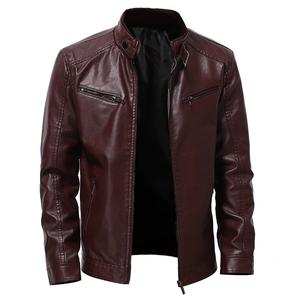 Veste en cuir véritable de haute qualité pour hommes, mode décontractée, fournisseur de style bombardier à fermeture éclair - Product Image 1