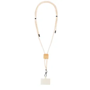 Lanyard Promozionale Sostenibile con Supporto Reuter - Product Image 1