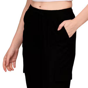 OEM mujeres Jogger precios al por mayor 100% algodón pantalones de chándal cordón cómodo ajuste mujeres Joggers para la venta - Product Image 6