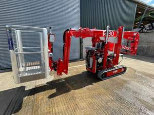 Elevador Portátil Telescópico de 10m, 12m-24m, 48.6m, Tipo Cherry Picker, con Motor Diésel/Gasolina/Eléctrico, Remolcable, Plataforma Elevadora Articulada - Product Image 6