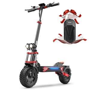 Trottinette électrique Red Bul-lies de qualité industrielle, édition carbone, avec personnalisation OEM et garantie de 3 ans - Product Image 1