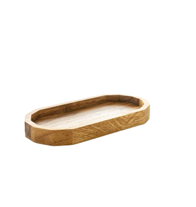 Plateau à dessert en bois d'acacia avec poignée en métal pour Noël, plateau de service à sushi pour restaurant et cuisine, vente en gros - Product Image 5