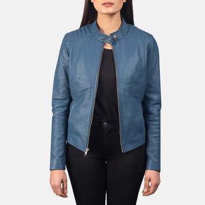 Chaqueta de Cuero para Mujer, Uso Casual, Calidad Premium, Chaqueta de Cuero con Cierre Frontal para Mujer - Product Image 4