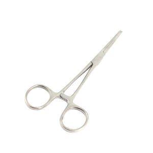 Pinzas Hemostáticas Quirúrgicas Manuales Halsted Mosquito, Curvas y Rectas, Dentadas, de Acero Inoxidable, Juego de Instrumentos - Product Image 5