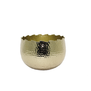 Modern Design Kitchen & Table Round Shape Top Iron Metal <b>Bowl</b> <b>Silver</b> & Gold Color Serving <b>Bowl</b> and Decorative <b>Bowls</b> Handmade - Product Image 1