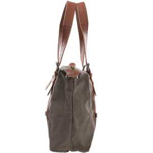Bolso bandolera de lona de algodón geométrico de estilo Vintage para mujer, correa de hombro extraíble ajustable, cierre de cremallera de Color gris - Product Image 2
