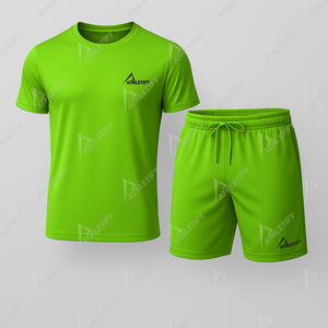 Ensemble de fitness respirant en coton pour hommes, vente en gros, vêtements de sport durables pour la salle de sport, designs de vêtements de sport personnalisés disponibles, achat en gros. - Product Image 3