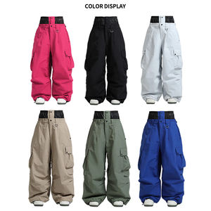 Pantalones de snowboard holgados personalizados Snow Mountain Chill Freestyle para hombre, pantalones holgados de esquí transpirables con bolsillo de carga impermeable para hombre - Product Image 5