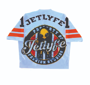 Maillot en maille streetwear personnalisé maillot de football américain fabricant de maillot de football rétro surdimensionné sublimé Boxy - Product Image 4