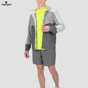 2025 Logotipo de diseño personalizado Conjuntos cortos cortavientos para hombres Pantalones cortos de nailon para hombres Conjunto de chándales cortavientos para la venta - Product Image 6