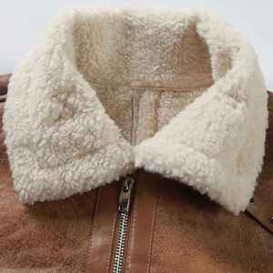 Chaquetas de cuero personalizadas de alta calidad para hombre, chaqueta de cuero genuino 2025 para hombre, elegante chaqueta de cuero de oveja hecha a medida - Product Image 4