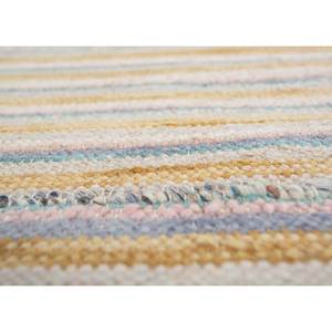 Abrash Ivory Flat Weaves Wool <b>Rugs</b> Handmade Striped Rectangle <b>Jute</b> <b>Rugs</b> for Home Living Room and Bedside Model ADWL-1267 - Product Image 3