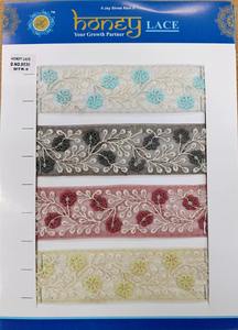 Material de red ecológico de encaje bordado Floral colorido para bolsos de ropa de estilo de negocios zapatos y regalos - Product Image 4