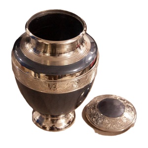 Urnas de cremación al por mayor de alta llegada Urnas funerarias de aluminio y metal de estilo europeo Tamaño personalizado Forma Color - Product Image 3