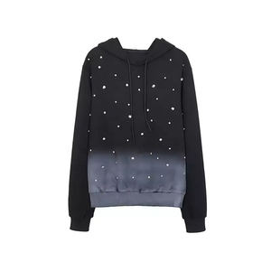 Offre Spéciale Top Qualité Deux Pièces Jogger Survêtement Ensemble Femmes Plus La Taille Hoodies Femmes 2 Pièces Strass À Capuche & Pantalon Ensembles - Product Image 6