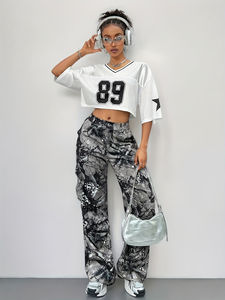 เสื้อเจอร์ซีย์อเมริกันฟุตบอลคุณภาพพรีเมียม OEM ใหม่ ปี 2025 สำหรับฝึกซ้อม แบบตาข่ายสั่งทำพิเศษ ทรงโอเวอร์ไซส์ - Product Image 5