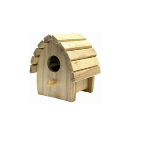 Casitas de pájaros de madera hechas a mano de la mejor calidad para pájaros pequeños de patio trasero con un encanto rústico natural y materiales duraderos - Product Image 1