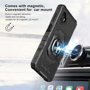 เคส Motorola G Power 5G 2024 แบบแม่เหล็กพร้อมขาตั้งสีแดง - Product Image 4