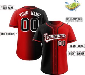 Camiseta de béisbol personalizada de alta calidad, ropa atlética transpirable, UNIFORMES DE EQUIPO personalizados para hombres, ropa deportiva de malla de alta densidad - Product Image 2