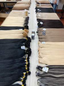 Extension de cheveux de luxe à pointe plate 100% vendeurs de cheveux vierges vietnamiens bruts trame de génie alignée sur les cuticules vietnamiennes - Product Image 4