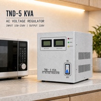 Régulateur de tension automatique monophasé haute précision 220V 5KVA TND pour usage domestique