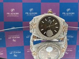 Moissanite Diamond Iced Out Montre d'affaires entièrement automatique Prix de gros - Product Image 4