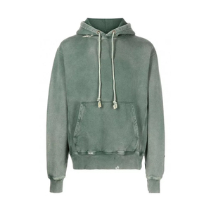 Sudadera con capucha de lavado ácido de alta calidad, Sudadera con capucha de gran tamaño ligera cálida de invierno con logotipo personalizado, último diseño con suministro OEM - Product Image 5